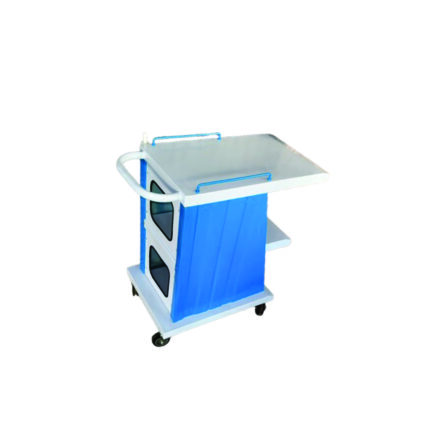 Ultrasound machine trolley